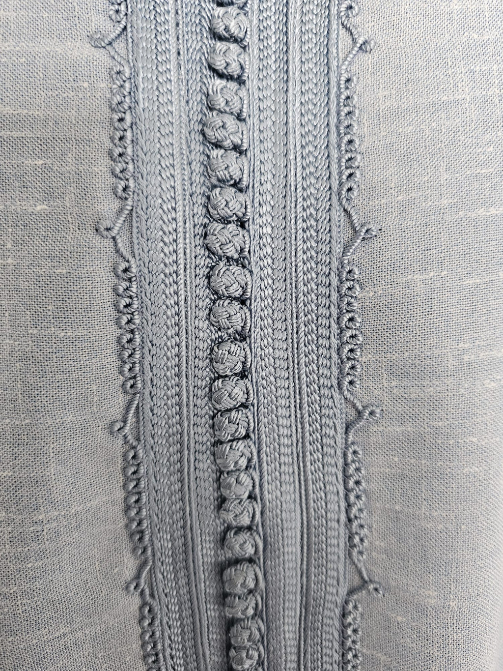 Moroccan Gandora – Light Blue